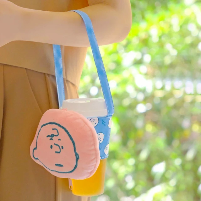 SNOOPY 史努比童趣絨毛玩偶飲料提袋