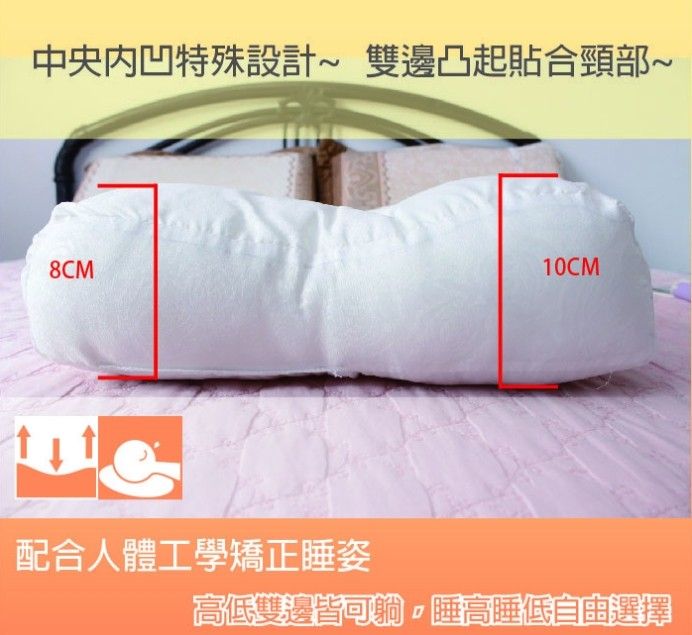 MIT 3D多用途8顆磁石磁力超紓壓靠墊止鼾枕 (每顆枕頭在標配印防蚋標示圖防蚋套並升級附贈石墨烯紗51%枕套)