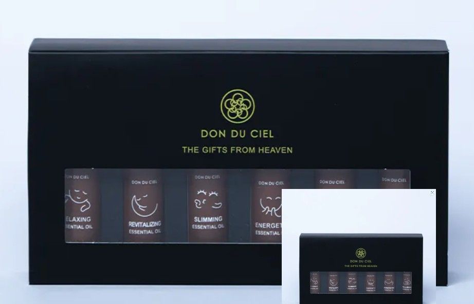 璣園 DON DU CIEL 六款療癒香氛 精油療癒組6入(5ML) 清新白/精品黑