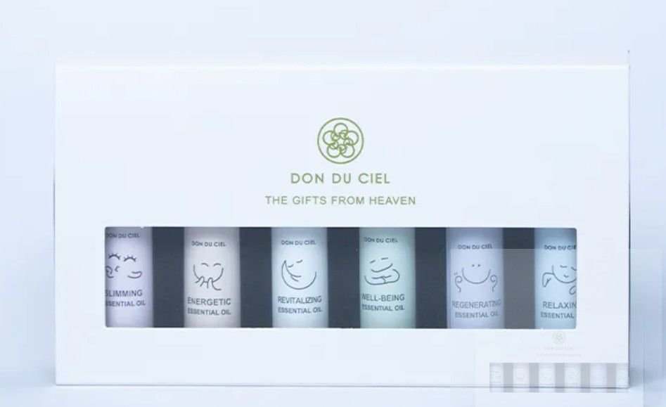 璣園 DON DU CIEL 六款療癒香氛 精油療癒組6入(5ML) 清新白/精品黑