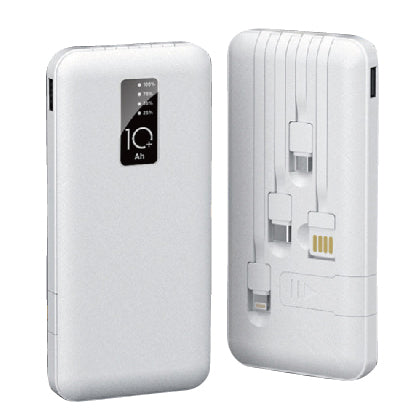 簡約自帶線行動電源 10000mAh