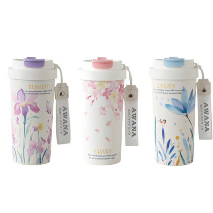 AWANA ML-520 AWANA 花語陶瓷手提咖啡杯550ml AD-550
