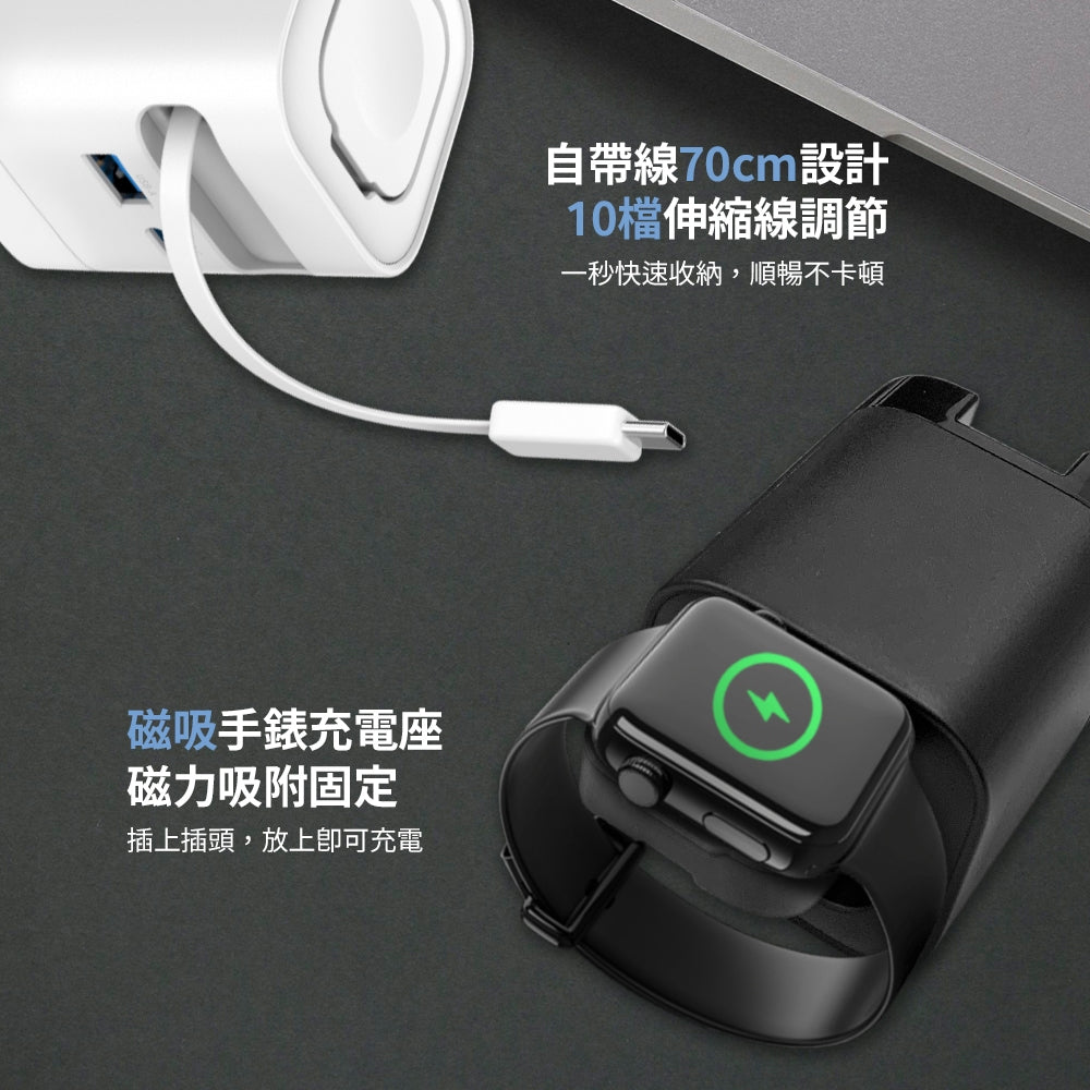 65W GaN 氮化鎵 四合一快充充電器
