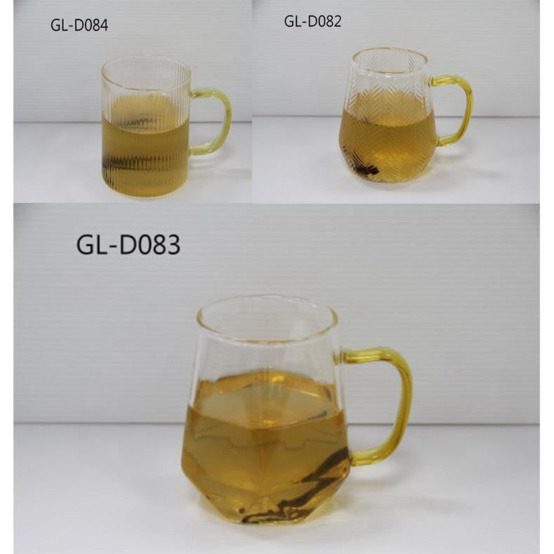 GL鑽石面有把水杯400cc