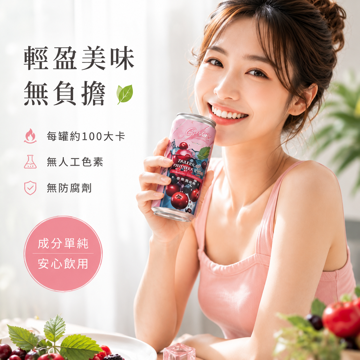 HSUNLU 莓果氣泡飲330ML*12瓶/箱